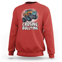 Anti Bullying Sweatshirt Crushing Bullying Monster Truck Anti Bullying Prevention - Wonder Print Shop