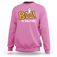 Anti Bullying Halloween Sweatshirt Boo To Bullying Spooky Ghost - Wonder Print Shop