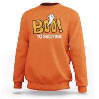 Anti Bullying Halloween Sweatshirt Boo To Bullying Spooky Ghost - Wonder Print Shop