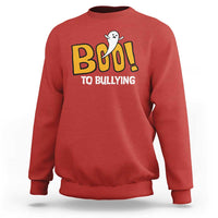 Anti Bullying Halloween Sweatshirt Boo To Bullying Spooky Ghost - Wonder Print Shop