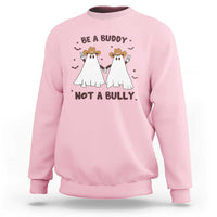 Unity Day Sweatshirt Be A Buddy Not A Bully Anti Bullying Cowboy Ghost - Wonder Print Shop