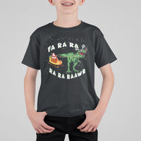 Christmas T Shirt For Kid Tree Rex Fa Ra Rawr T-Rex Dinosaur - Wonder Print Shop