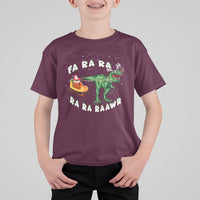 Christmas T Shirt For Kid Tree Rex Fa Ra Rawr T-Rex Dinosaur - Wonder Print Shop