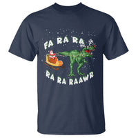 Christmas T Shirt Tree Rex Fa Ra Rawr T-Rex Dinosaur - Wonder Print Shop