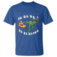 Christmas T Shirt Tree Rex Fa Ra Rawr T-Rex Dinosaur - Wonder Print Shop