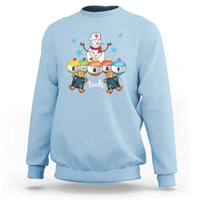Funny Chrsitmas Sweatshirt Snowman Nurse Xray Gingerbread - Wonder Print Shop