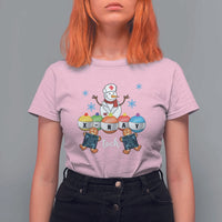 Funny Chrsitmas T Shirt For Women Snowman Nurse Xray Gingerbread - Wonder Print Shop