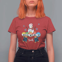 Funny Chrsitmas T Shirt For Women Snowman Nurse Xray Gingerbread - Wonder Print Shop