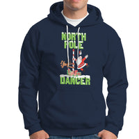 Chrsitmas Hoodie North Pole Dancer Reindeer Santa Ugly Xmas - Wonder Print Shop