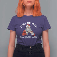 Funny Chrsitmas T Shirt For Women I Can Deliver All Night Long - Wonder Print Shop
