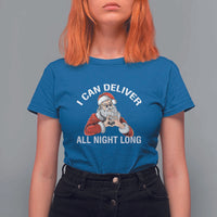Funny Chrsitmas T Shirt For Women I Can Deliver All Night Long - Wonder Print Shop