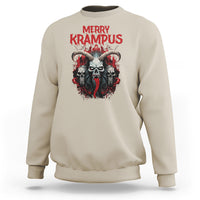 Merry Krampus Horor Christmas Evil Sweatshirt - Wonder Print Shop