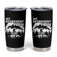 Retirement Plan Funny Retired Rider Riding Bicycle Tumbler Cup