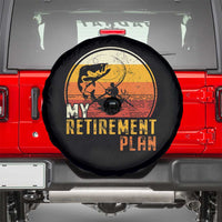 Retirement Plan Spare Tire Cover Funny Retired Fisherman Fishing