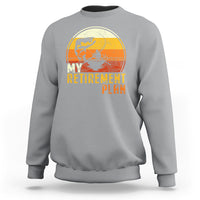 Retirement Plan Sweatshirt Funny Retired Fisherman Fishing - Wonder Print Shop