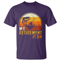 Retirement Plan T Shirt Funny Retired Fisherman Fishing - Wonder Print Shop