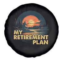 Fishing Retirement Plan Spare Tire Cover Funny Retired Fisherman