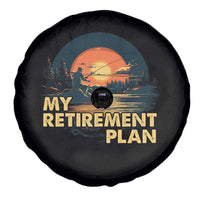 Fishing Retirement Plan Spare Tire Cover Funny Retired Fisherman