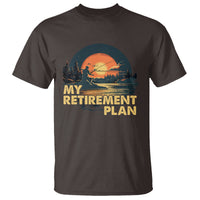Retirement Plan T Shirt Funny Retired Fisherman Fishing - Wonder Print Shop