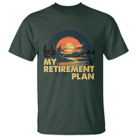 Retirement Plan T Shirt Funny Retired Fisherman Fishing - Wonder Print Shop
