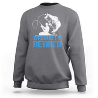 Retirement Sweatshirt O'fishally Retired Fishing Fisherman - Wonder Print Shop