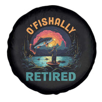 Funny Retirement Spare Tire Cover O'fishally Retired Fishing Men
