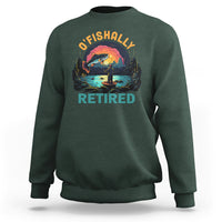 Retirement Sweatshirt O'fishally Retired Fishing Men - Wonder Print Shop
