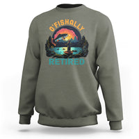 Retirement Sweatshirt O'fishally Retired Fishing Men - Wonder Print Shop