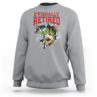 Retirement Sweatshirt O'fishally Retired Fishing Men - Wonder Print Shop