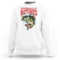 Retirement Sweatshirt O'fishally Retired Fishing Men - Wonder Print Shop