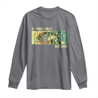 Retirement Long Sleeve Shirt O'fishally Retired Fishing Men Fisherman