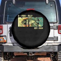 Retirement Spare Tire Cover O'fishally Retired Fishing Men Fisherman