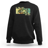 Retirement Sweatshirt O'fishally Retired Fishing Men Fisherman - Wonder Print Shop