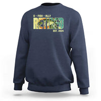Retirement Sweatshirt O'fishally Retired Fishing Men Fisherman - Wonder Print Shop