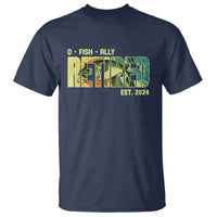 Retirement T Shirt O'fishally Retired Fishing Men Fisherman - Wonder Print Shop