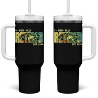 Retirement Tumbler With Handle O'fishally Retired Fishing Men Fisherman