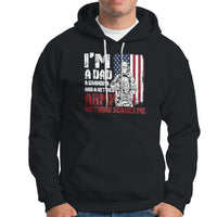 Retirement Hoodie I'm A Dad A Grandpa And A Retired Army Nothing Scares Me - Wonder Print Shop