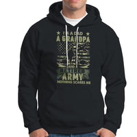 Retirement Hoodie I'm A Dad A Grandpa And A Retired Army Nothing Scares Me - Wonder Print Shop