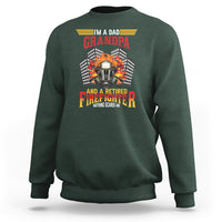 Retired Firefighter Sweatshirt I'm A Dad A Grandpa Nothing Scares Me Funny Retirement - Wonder Print Shop