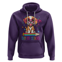 100th Day Of School Cute Dog Puppy Hoodie - Wonder Print Shop