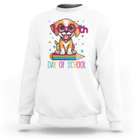 100th Day Of School Cute Dog Puppy Sweatshirt - Wonder Print Shop