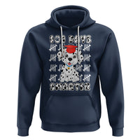 100th Day Of School Hoodie 101 Days Smarter Cute Dalmatian Dog - Wonder Print Shop