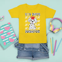 100th Day Of School T Shirt For Kid 101 Days Smarter Cute Dalmatian Dog - Wonder Print Shop