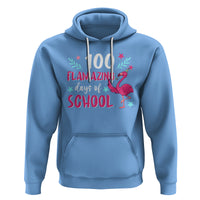 100th Day Of School Hoodie 100 Flamazing Days Flamingo - Wonder Print Shop