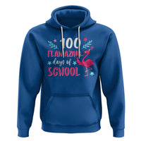100th Day Of School Hoodie 100 Flamazing Days Flamingo - Wonder Print Shop