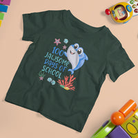 100th Day Of School T Shirt For Kid 100 Jawsome Days Funny Shark - Wonder Print Shop