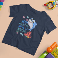 100th Day Of School T Shirt For Kid 100 Jawsome Days Funny Shark - Wonder Print Shop