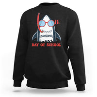 100th Day Of School Sweatshirt 100 Jawsome Days Funny Shark - Wonder Print Shop