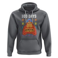 100th Day Of School Hoodie 101 Days Smarter Cool Bigfoot Sasquatch - Wonder Print Shop