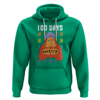 100th Day Of School Hoodie 101 Days Smarter Cool Bigfoot Sasquatch - Wonder Print Shop